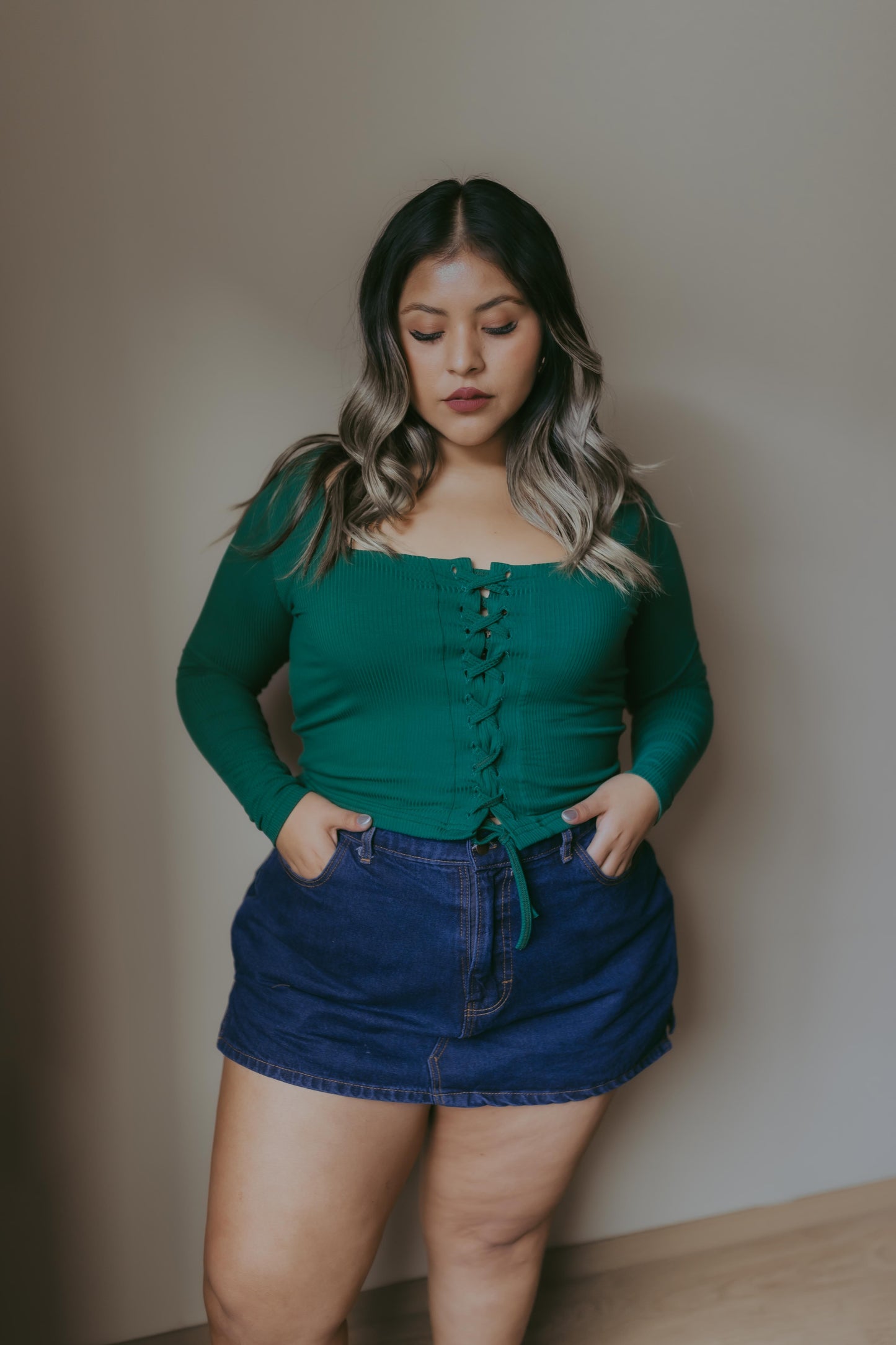 Top Débora Verde
