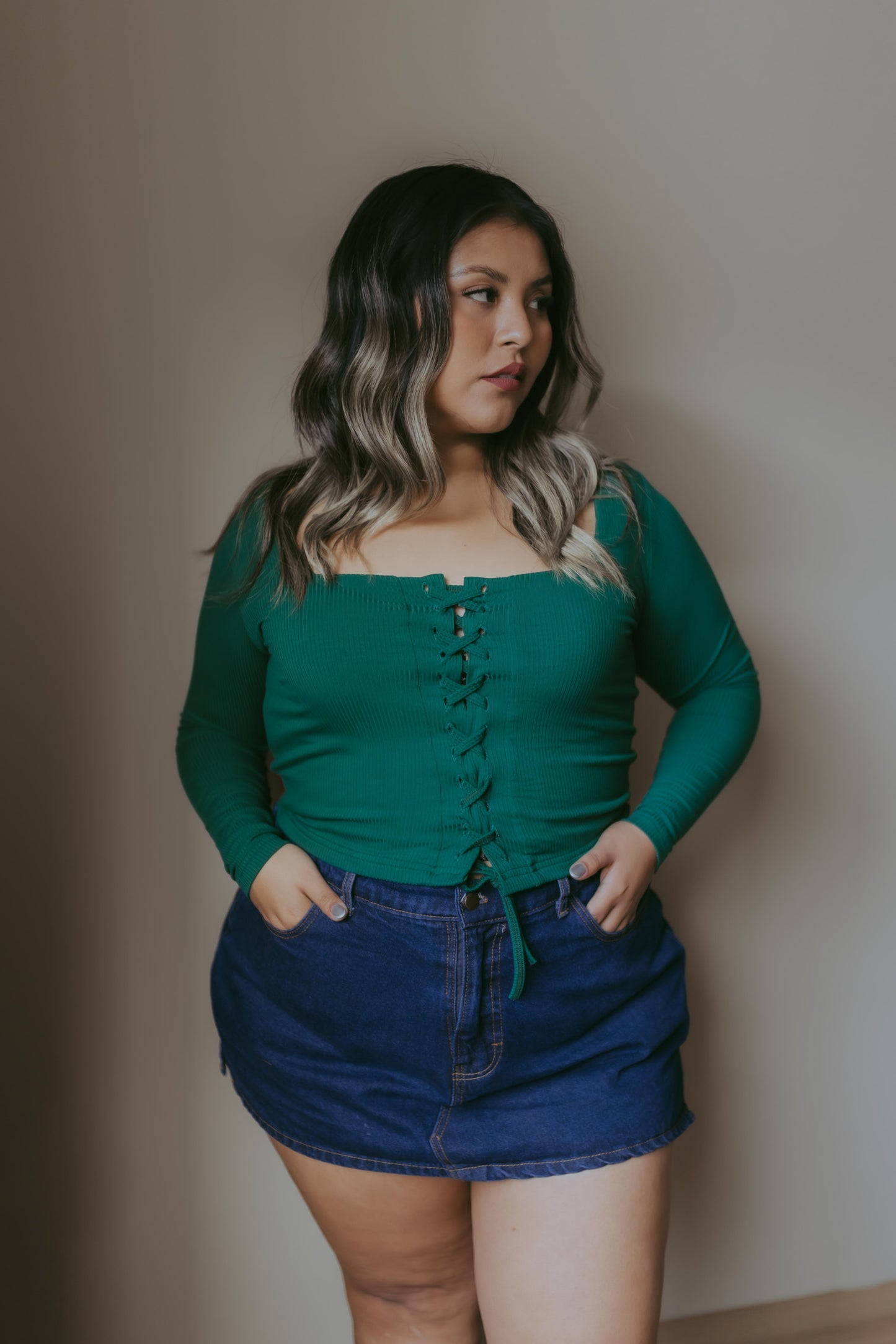 Top Débora Verde