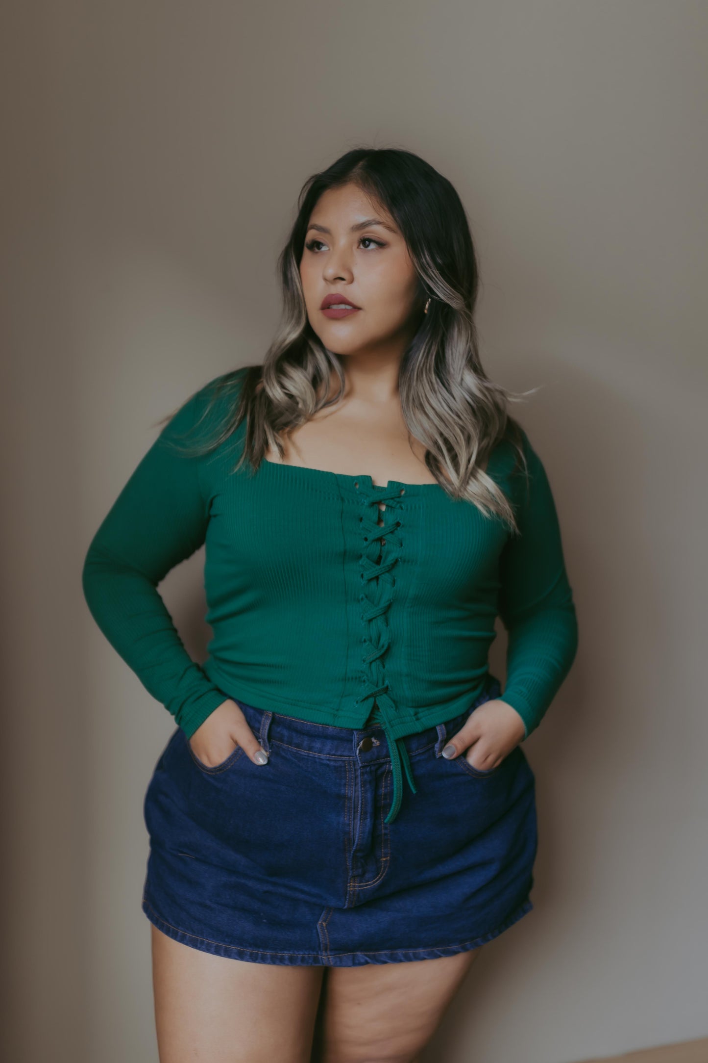 Top Débora Verde