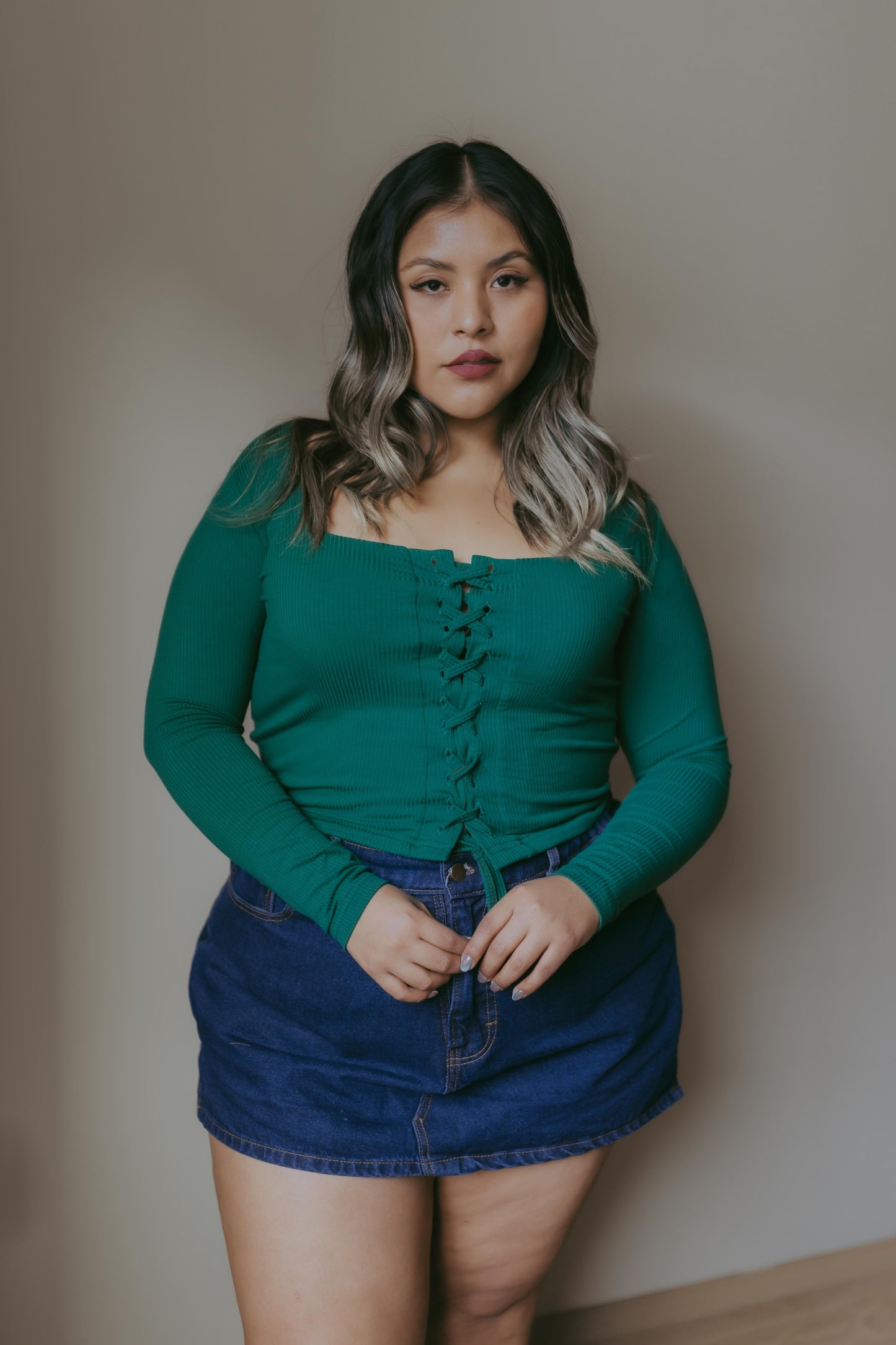 Top Débora Verde