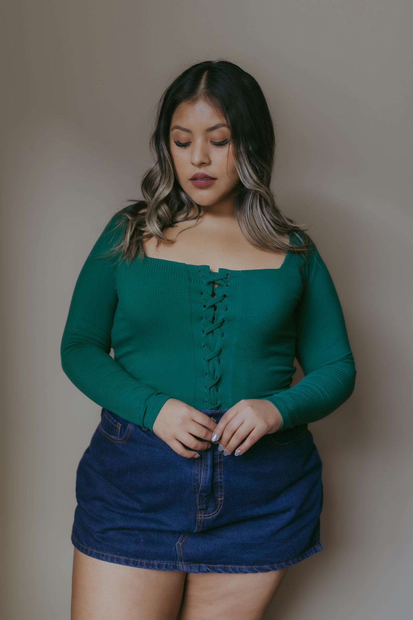Top Débora Verde