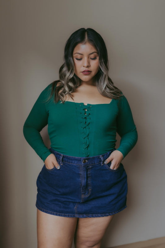 Top Débora Verde